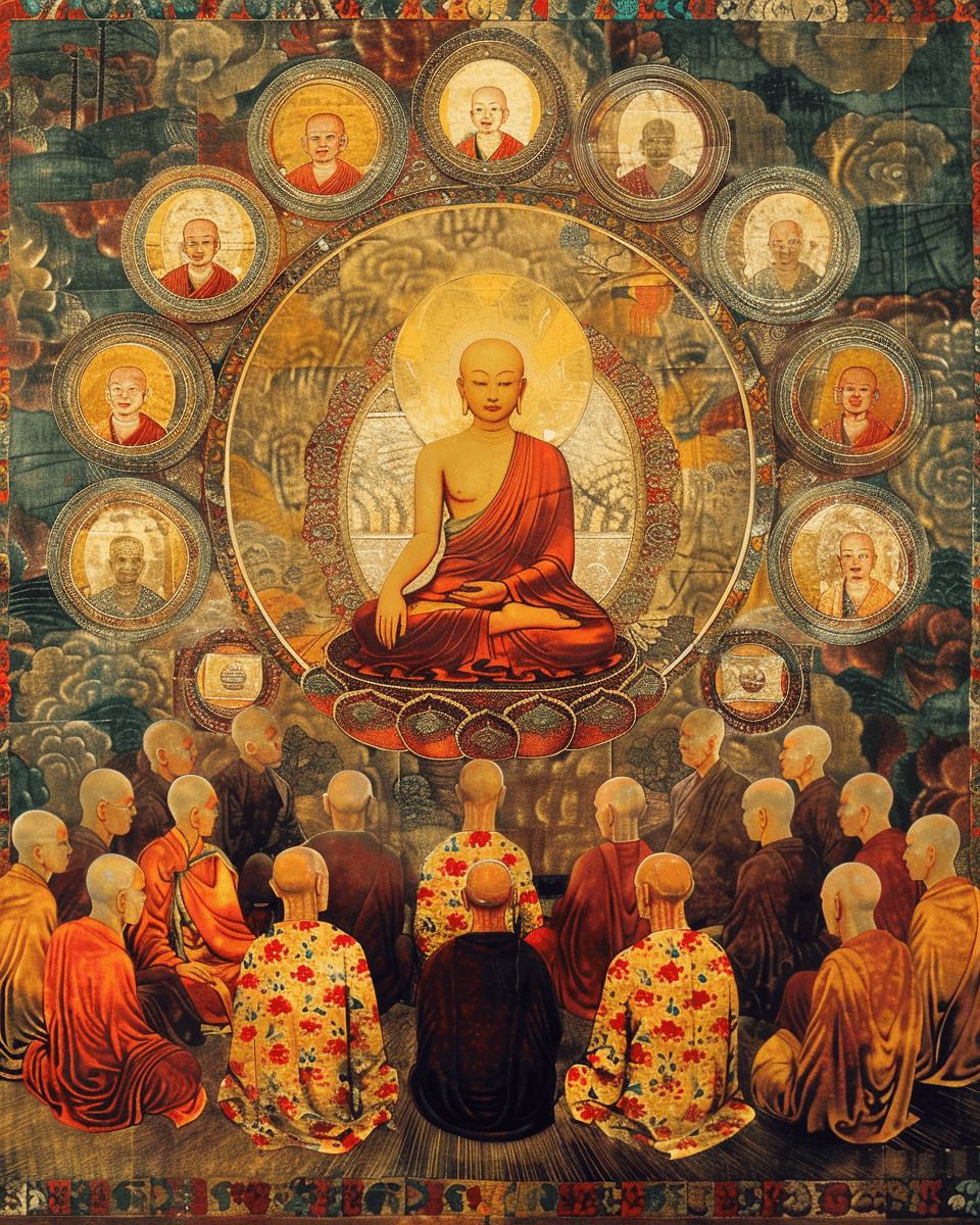 :::EXKLUSIV::: Heiliger Tempel, Kunstwerk von Hyon Gak Sunim – Bild 2